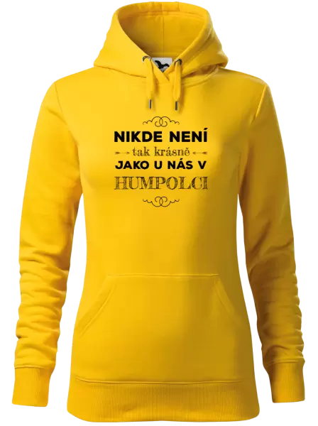 Dámská mikina Nikde není tak krásně, jako u nás v ...