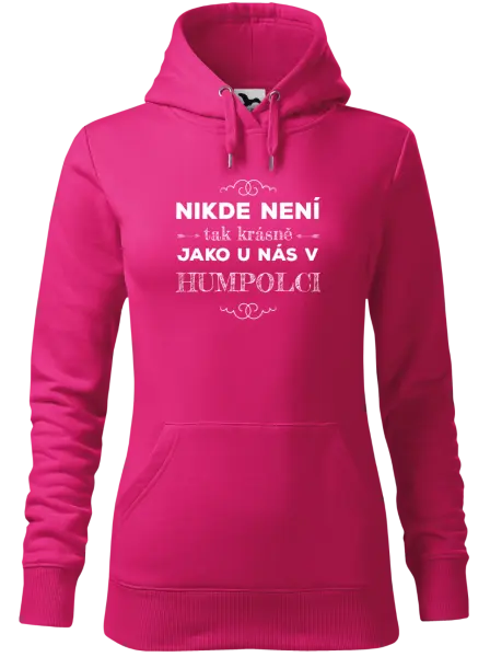 Dámská mikina Nikde není tak krásně, jako u nás v ...