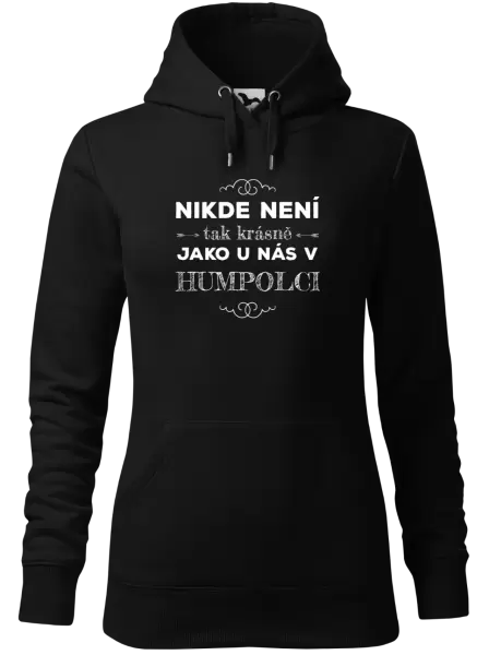 Dámská mikina Nikde není tak krásně, jako u nás v ...