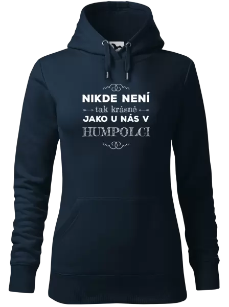 Dámská mikina Nikde není tak krásně, jako u nás v ...