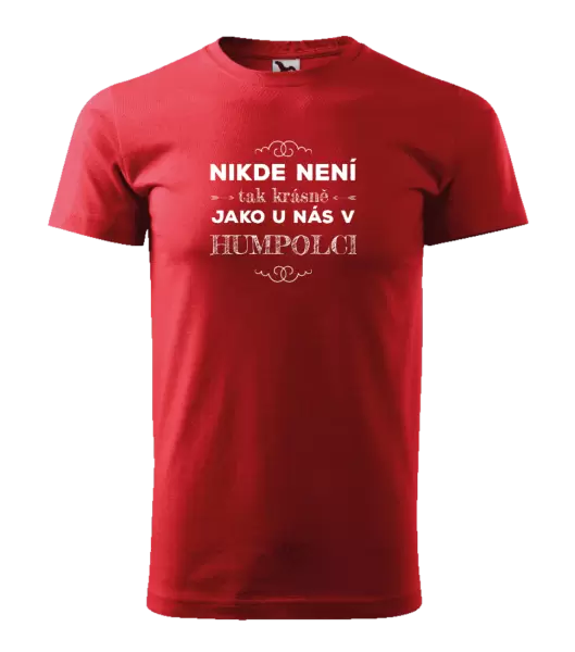 Pánské tričko Nikde není tak krásně, jako u nás v ...