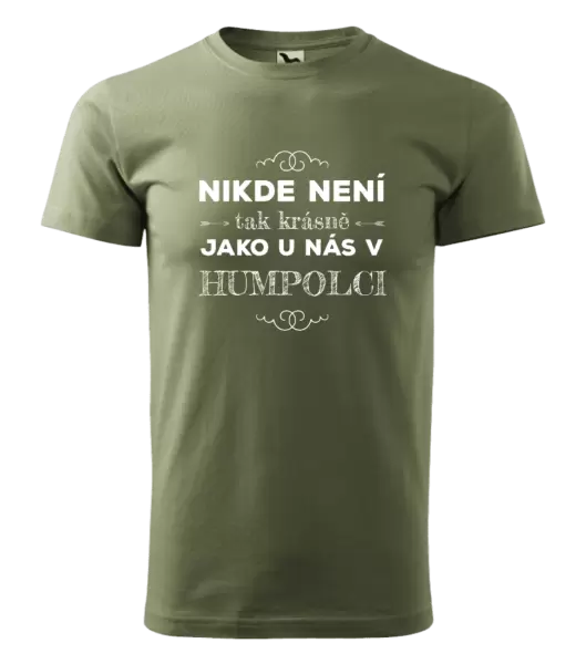Pánské tričko Nikde není tak krásně, jako u nás v ...