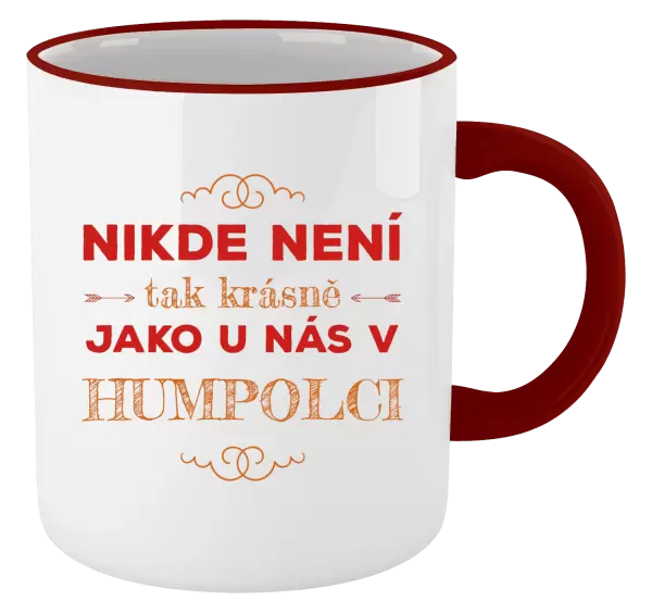 Hrnek Nikde není tak krásně, jako u nás v ...