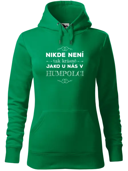 Dámská mikina Nikde není tak krásně, jako u nás v ...