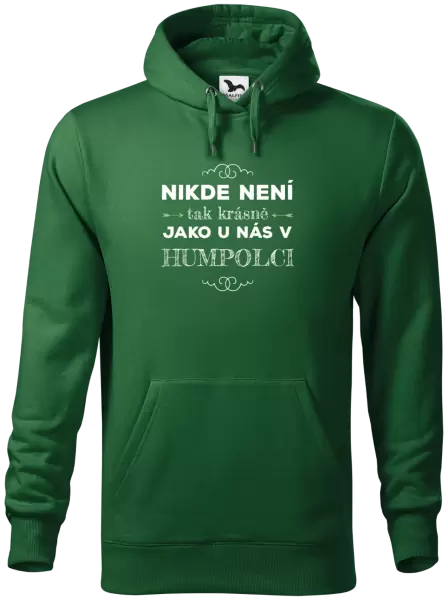 Pánská mikina Nikde není tak krásně, jako u nás v ...
