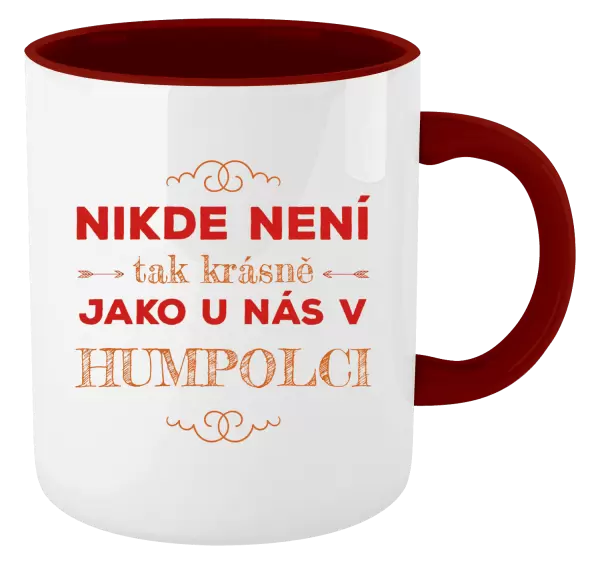 Hrnek Nikde není tak krásně, jako u nás v ...