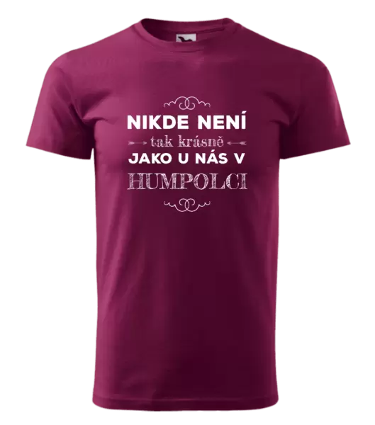 Pánské tričko Nikde není tak krásně, jako u nás v ...