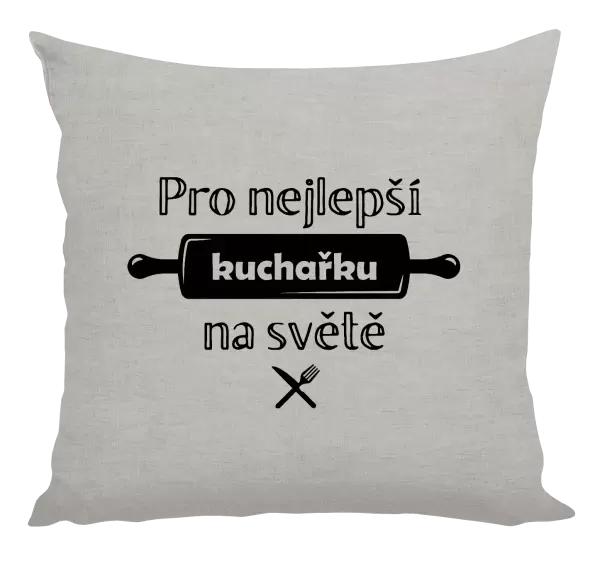 Polštář Pro nejlepší kuchařku na světě
