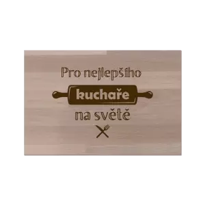 Bukové prkénko Pro nejlepšího kuchaře na světe