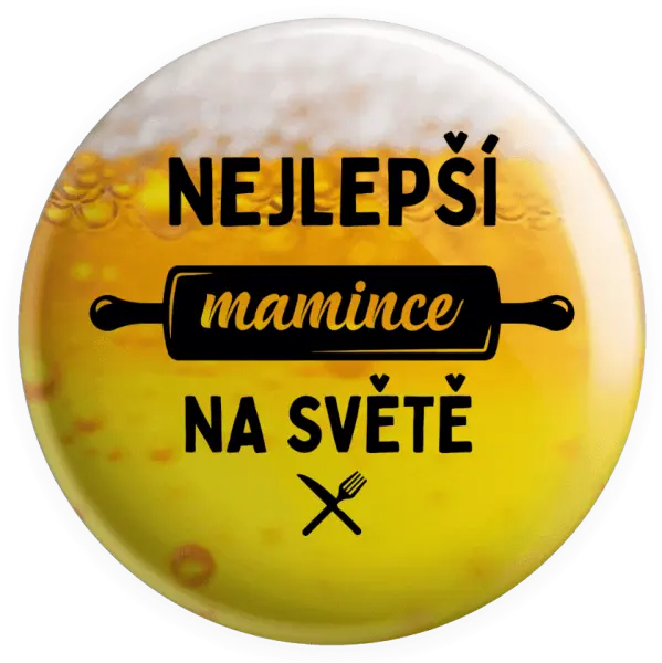Placka Nejlepší mamince na světě - váleček
