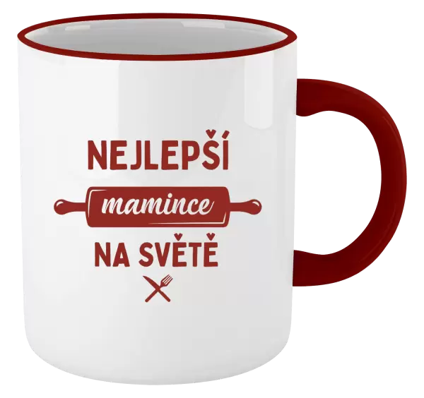 Hrnek Nejlepší mamince na světě - váleček