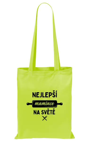 Látková taška Nejlepší mamince na světě - váleček