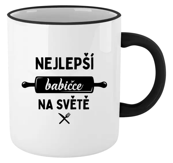 Hrnek Nejlepší babičce na světě - váleček
