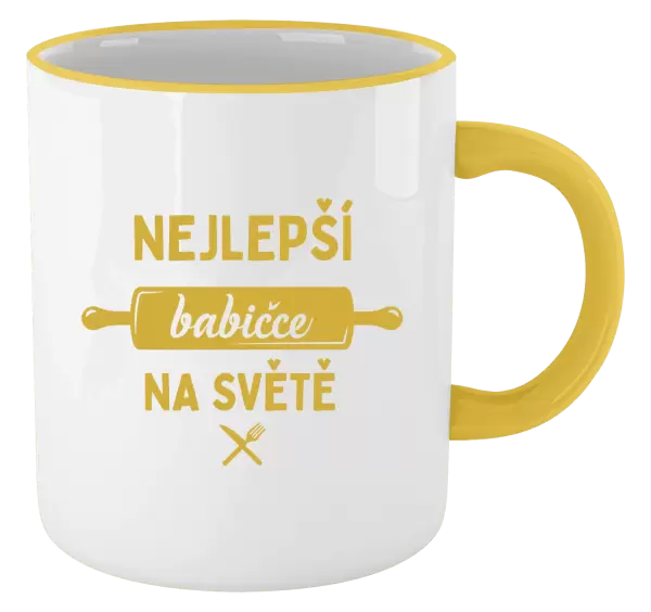 Hrnek Nejlepší babičce na světě - váleček