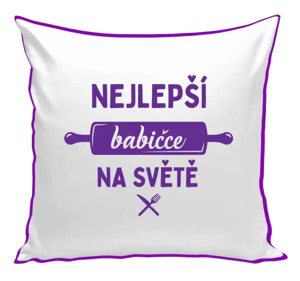 Polštář Nejlepší babičce na světě - váleček