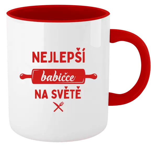 Hrnek Nejlepší babičce na světě - váleček