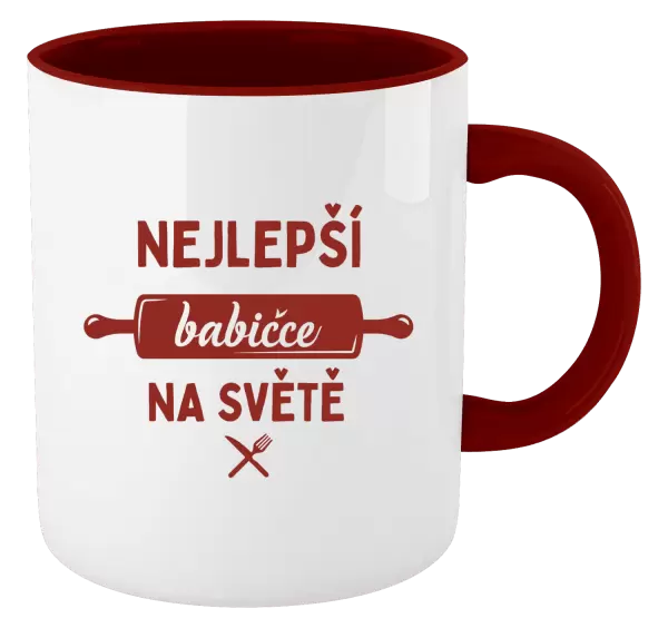 Hrnek Nejlepší babičce na světě - váleček
