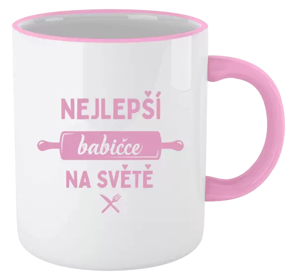 Hrnek Nejlepší babičce na světě - váleček