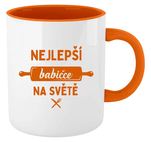 Hrnek Nejlepší babičce na světě - váleček