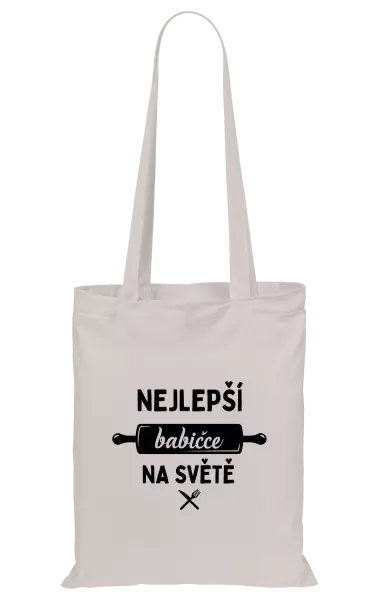 Látková taška Nejlepší babičce na světě - váleček