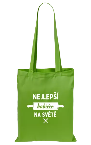 Látková taška Nejlepší babičce na světě - váleček