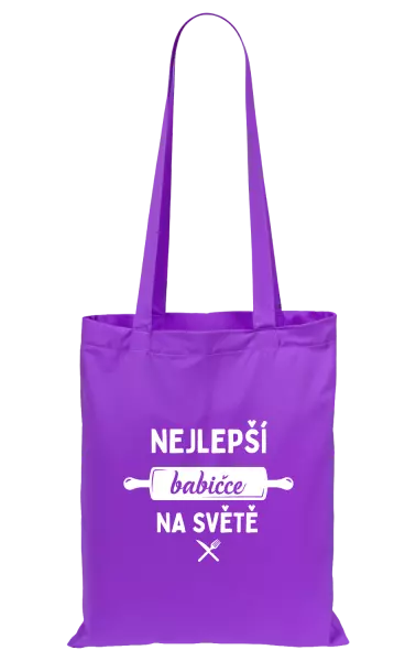 Látková taška Nejlepší babičce na světě - váleček