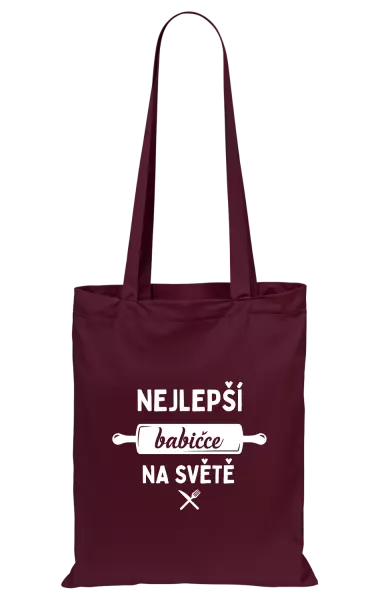 Látková taška Nejlepší babičce na světě - váleček