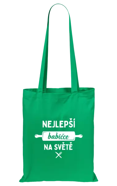 Látková taška Nejlepší babičce na světě - váleček