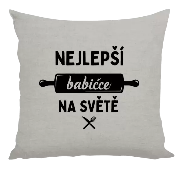 Polštář Nejlepší babičce na světě - váleček