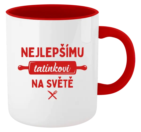 Hrnek Nejlepšímu tatínkovi na světě - váleček