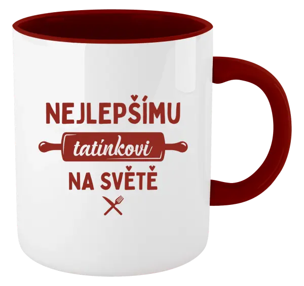 Hrnek Nejlepšímu tatínkovi na světě - váleček
