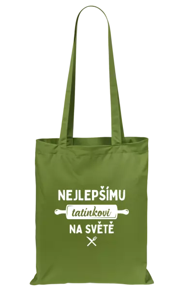 Látková taška Nejlepšímu tatínkovi na světě - váleček