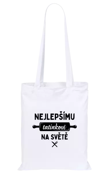 Látková taška Nejlepšímu tatínkovi na světě - váleček