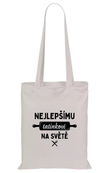 Látková taška Nejlepšímu tatínkovi na světě - váleček