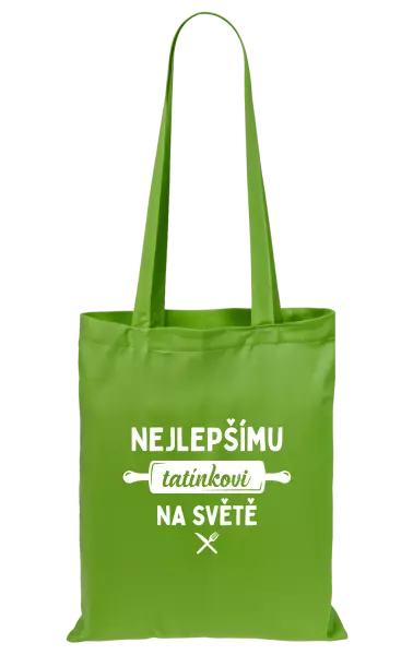 Látková taška Nejlepšímu tatínkovi na světě - váleček