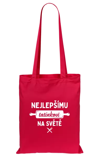 Látková taška Nejlepšímu tatínkovi na světě - váleček