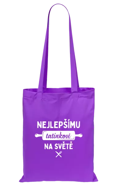 Látková taška Nejlepšímu tatínkovi na světě - váleček