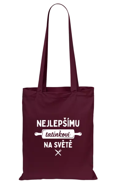 Látková taška Nejlepšímu tatínkovi na světě - váleček