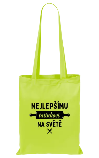 Látková taška Nejlepšímu tatínkovi na světě - váleček