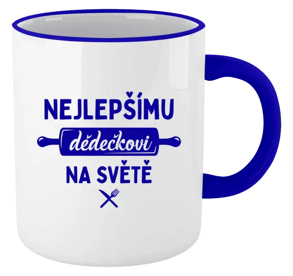 Hrnek Nejlepšímu dědečkovi na světě - váleček