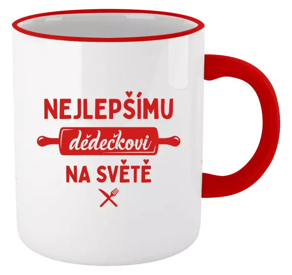 Hrnek Nejlepšímu dědečkovi na světě - váleček