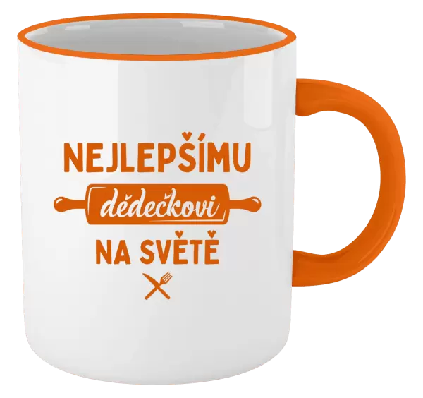 Hrnek Nejlepšímu dědečkovi na světě - váleček