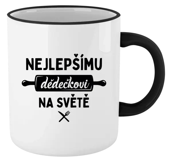 Hrnek Nejlepšímu dědečkovi na světě - váleček