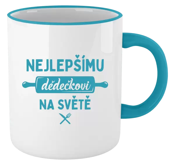 Hrnek Nejlepšímu dědečkovi na světě - váleček