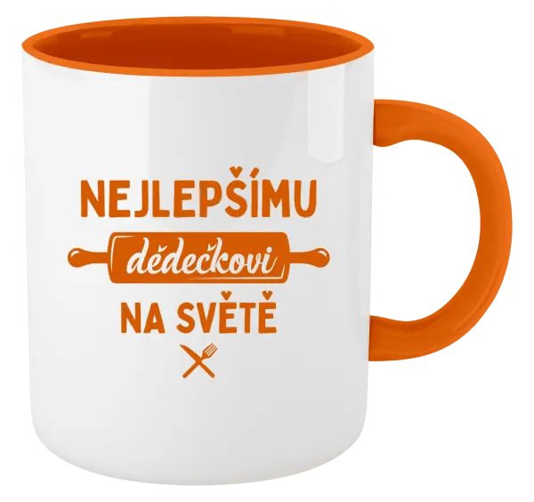 Hrnek Nejlepšímu dědečkovi na světě - váleček