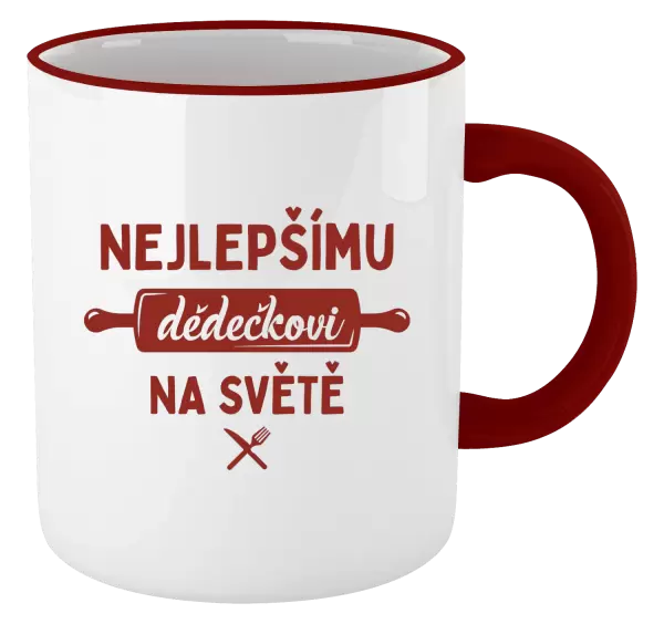 Hrnek Nejlepšímu dědečkovi na světě - váleček