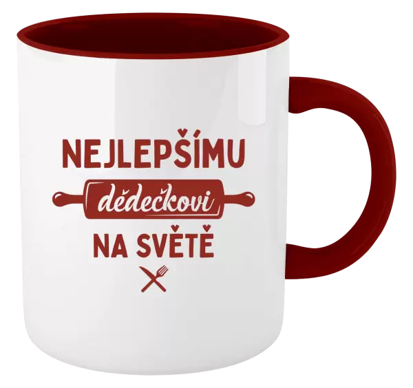 Hrnek Nejlepšímu dědečkovi na světě - váleček