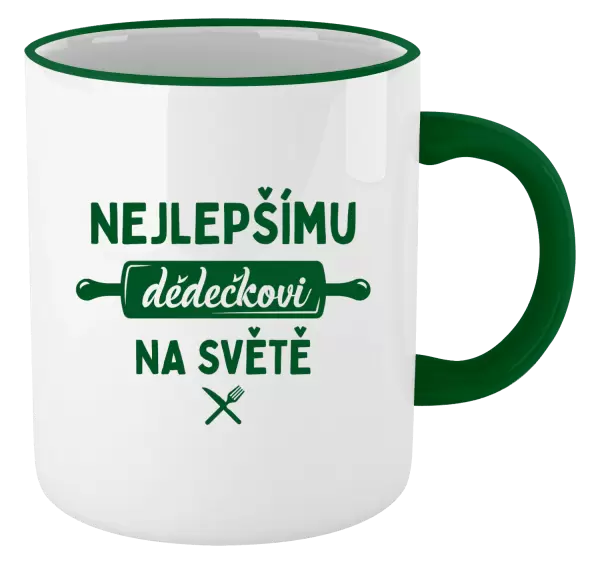 Hrnek Nejlepšímu dědečkovi na světě - váleček