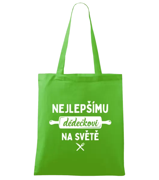 Látková taška Nejlepšímu dědečkovi na světě - váleček