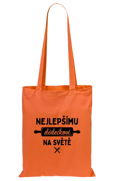 Látková taška Nejlepšímu dědečkovi na světě - váleček